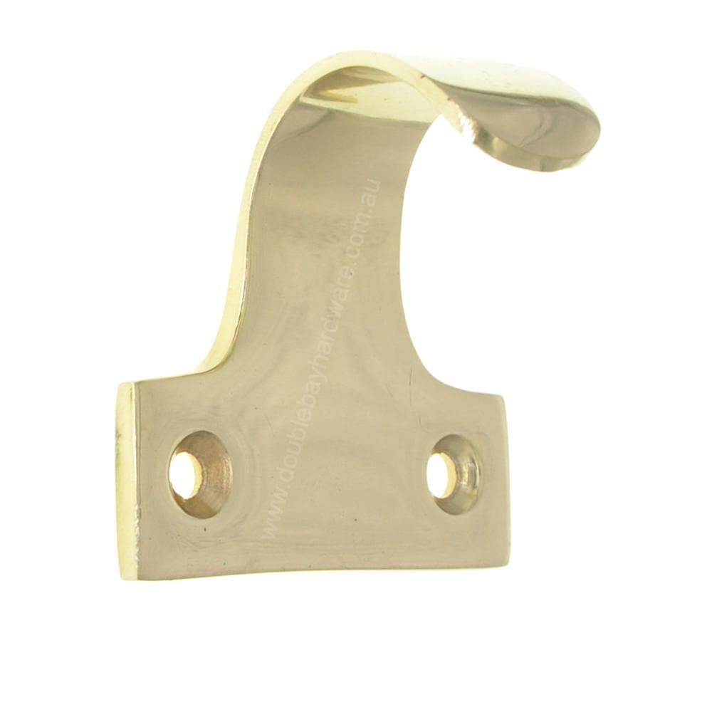 Superior Brass Sash Window Lifts Polished Brass 50x40mm 3019