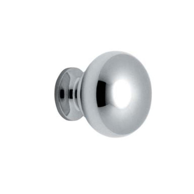 Superior Brass Vict. Cupboard Knob 20mm Chrome Plated 38662