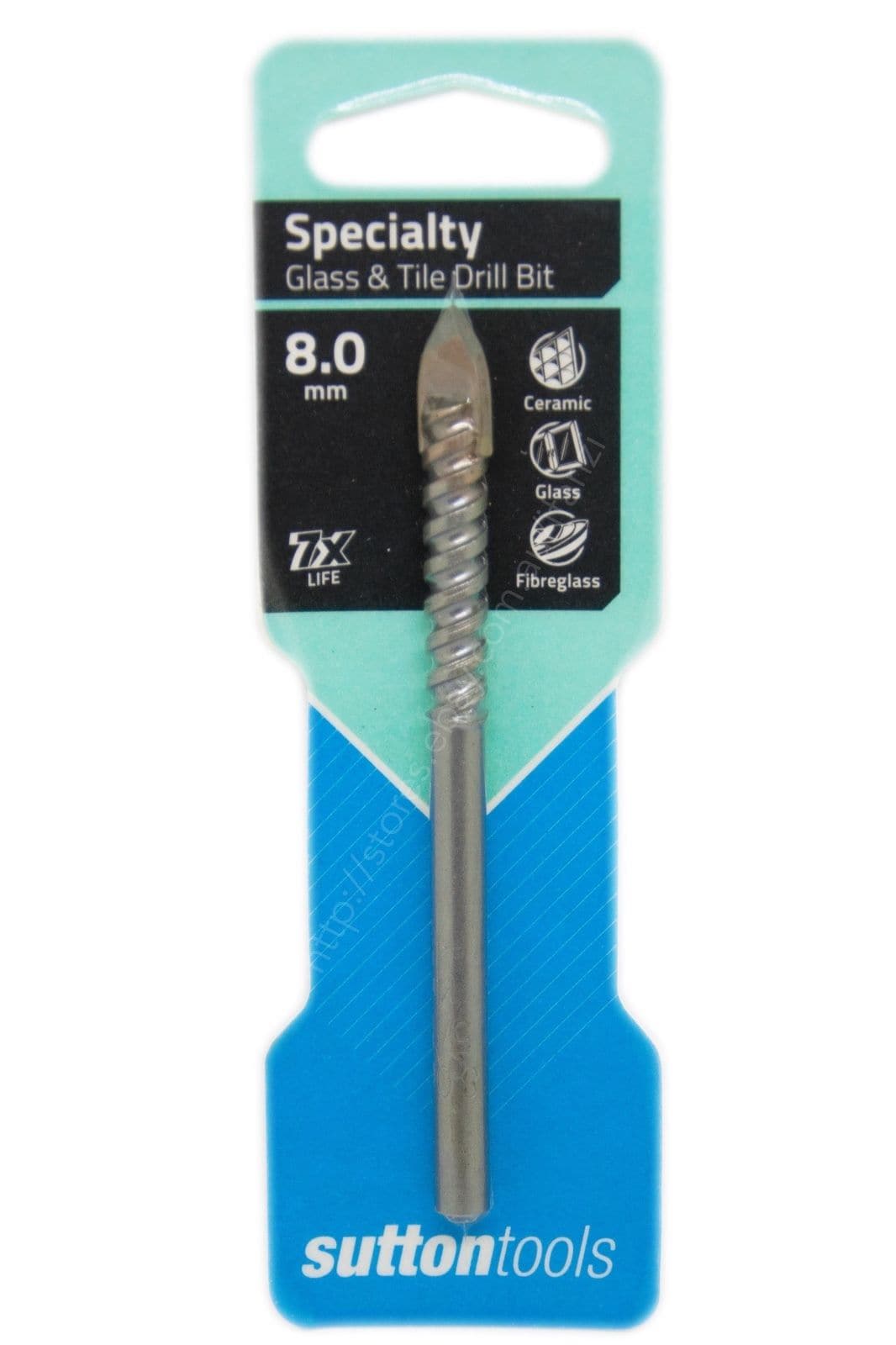 suttontools Drill Bits For Glass and Tiles 8mm - Double Bay Hardware