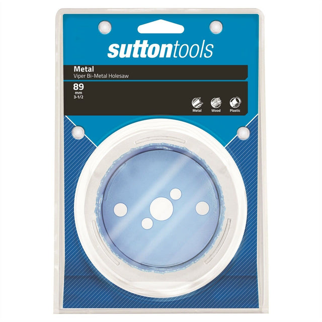 suttontools Metal Viper Bi - Metal Holesaw 89mm H1140890