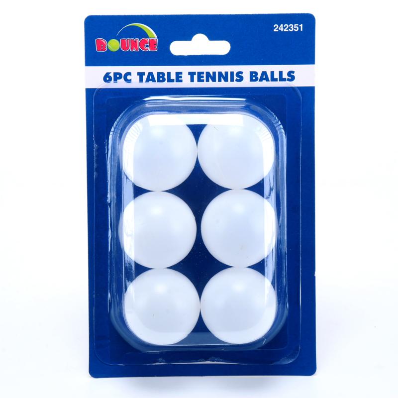 Table Tennis Balls 6Pcs 242351 - Double Bay Hardware