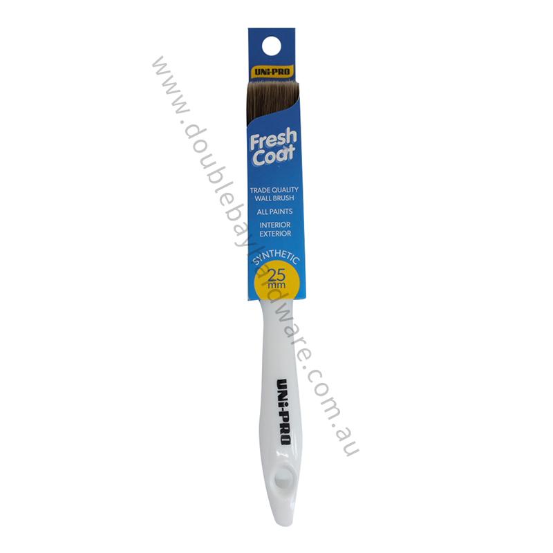 UNI-PRO Fresh Coat Synthetic Paint Brush For Interior and Exterior Use 25mm 6125 - Double Bay Hardware