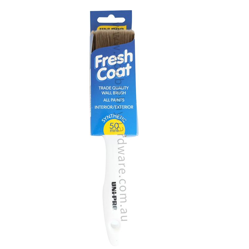 UNI-PRO Fresh Coat Synthetic Paint Brush For Interior and Exterior Use 50mm 6150 - Double Bay Hardware