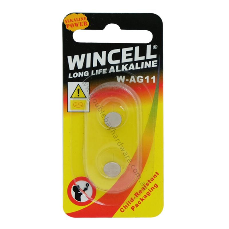 WINCELL Long Life Alkaline 1.5V Cell Battery AG11/SR721SW/SR58/362/LR721 - Double Bay Hardware