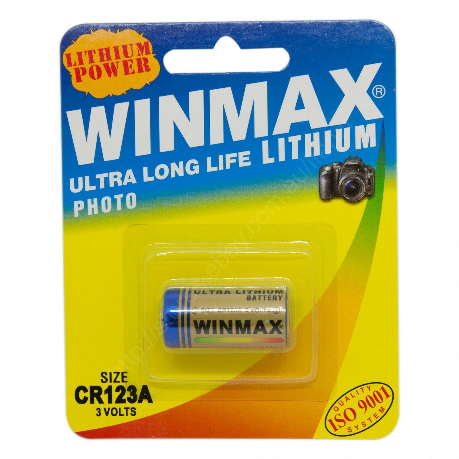 WINMAX Ultra Long Life 3V Lithium Battery For Camera CR123A - Double Bay Hardware
