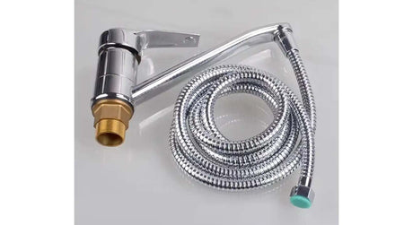 How to connect shower hose to indoor tap faucet?