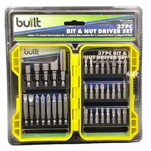 Built Bit & Nut Driver Set 37Pcs 190-19-13906