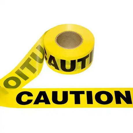 Safety sign, traffic control, safety tape