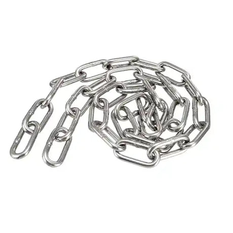 Trio Long-Link Zinc Plated Chain 4mm X 1m TJAL4030
