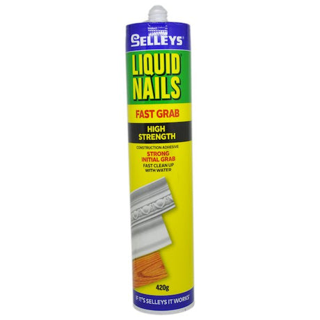 Liquid nails, sikaflex, maxbond. 11fc. 