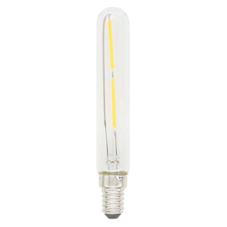 T20 Filament LED Light Bulb E14 240V 2W W/W 125mm