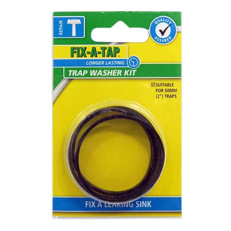 Fix-a-Tap trap washer kit packaging on a white background