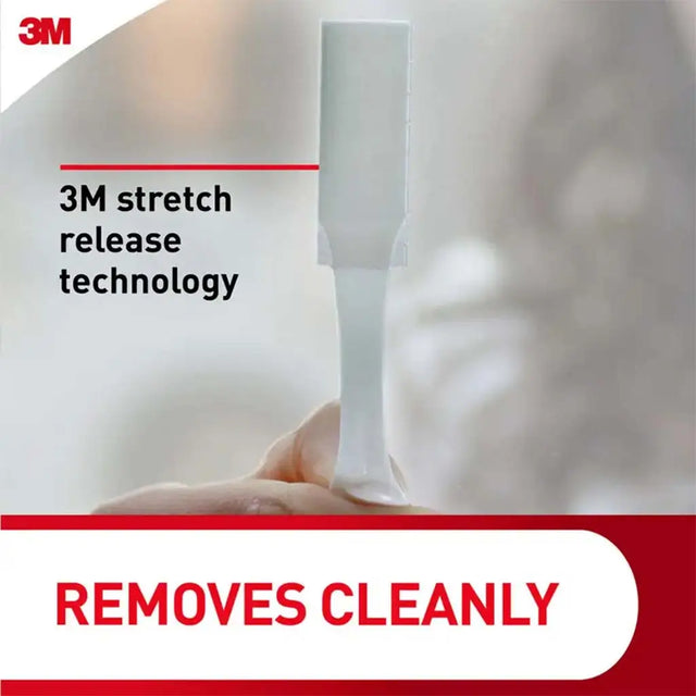 3M stretch release technology product with text on a blurred background