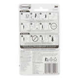 3M Command Damage-Free Hanging Medium Hooks 2 Hooks 4 Strips 1.3Kg 17001ANZ