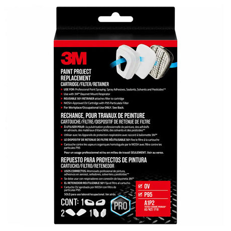 3M Paint Project Replacement Cartridge Kit For 6000 & 7000 6023P1-DC