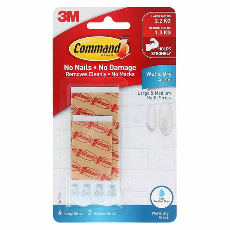 3M Command adhesive strips packaging on a white background