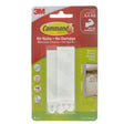 3M Command Damage - Free 4 Sets Narrow Picture Hanging Strips 5.4Kg 17207
