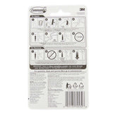 3M Command Damage - Free Hanging Small Hooks 2 Hooks 4 Strips 450g 17002ANZ