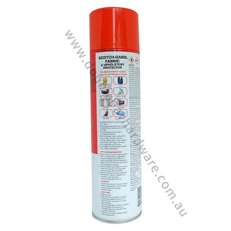 Scotch-Gard fabric and leather spray protector can on a white background
