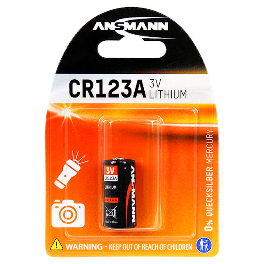 Ansmann Lithium Battery 3V 1.5Ah CR123A