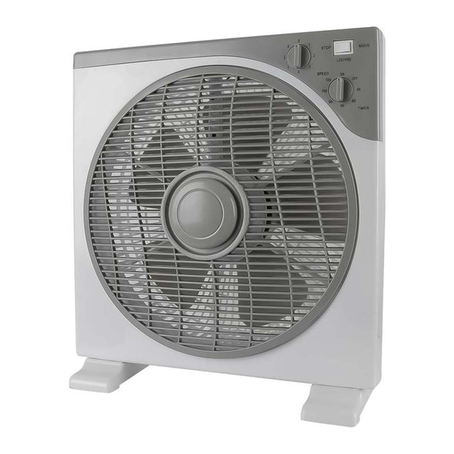 Arlec 30cm Box Fan Double Bay Hardware