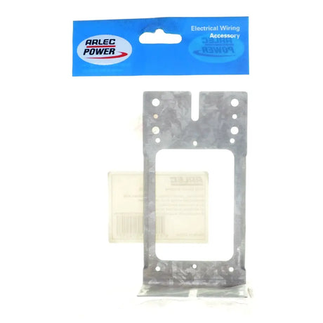 Electrical wiring accessory packaging with Arlec Power branding on a white background