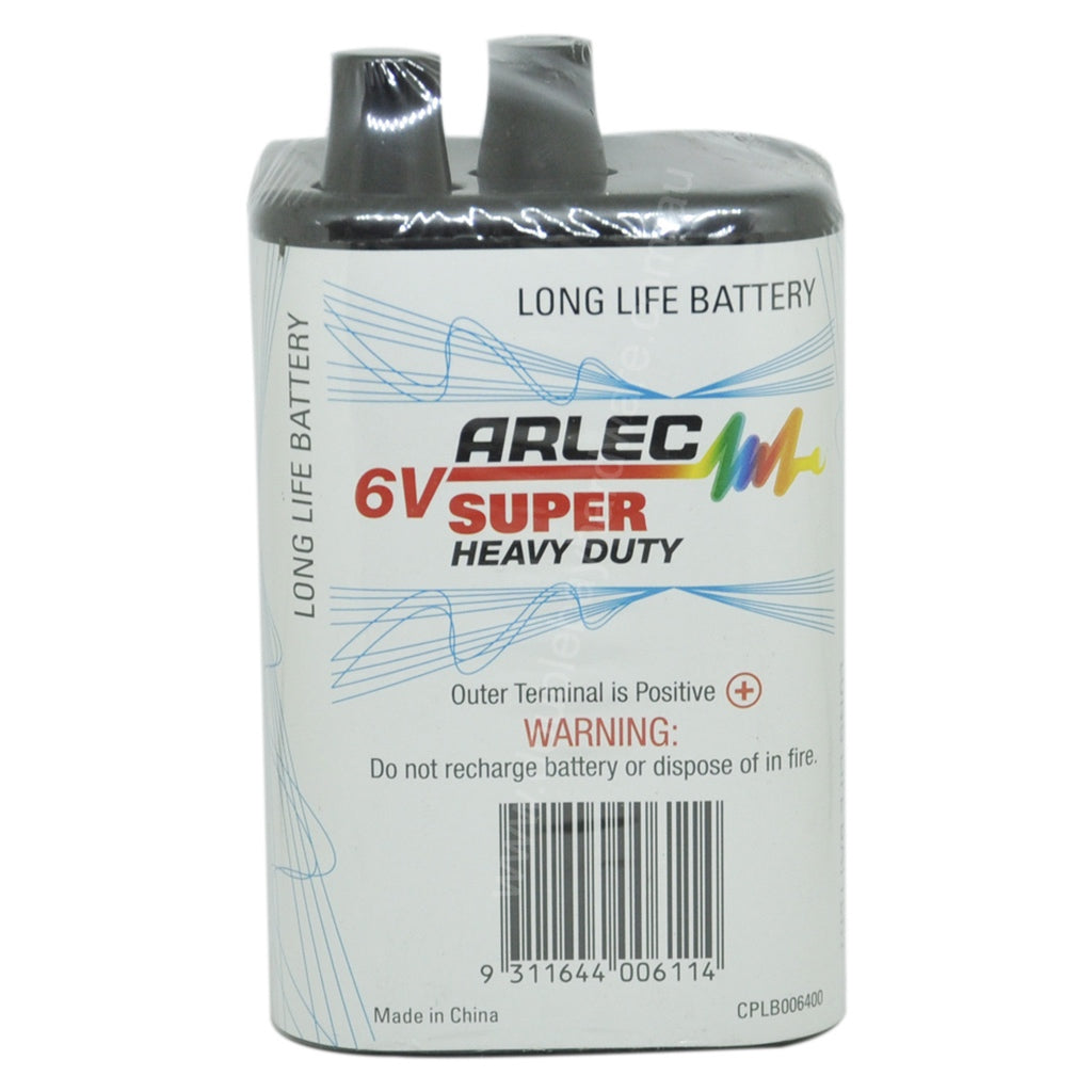 Arlec Super Heavy Duty Lantern Battery 6V BAT6V
