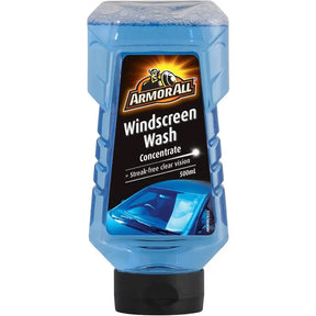 Armor All windscreen wash concentrate bottle on a white background
