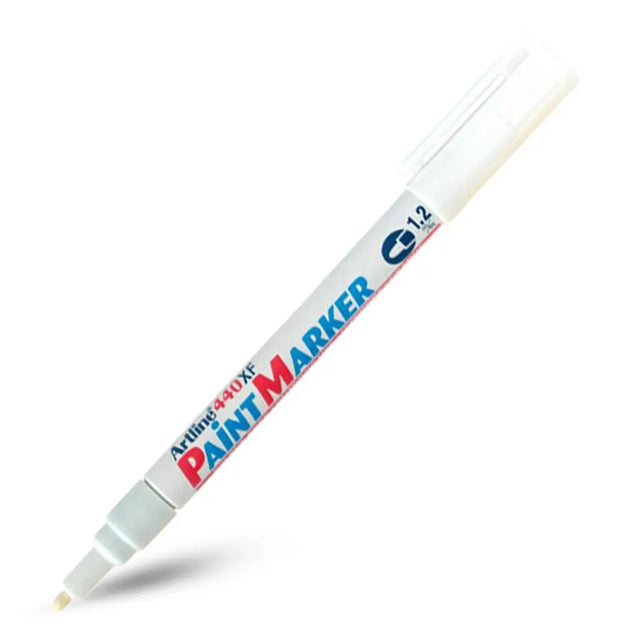 Paint marker pen on a white background