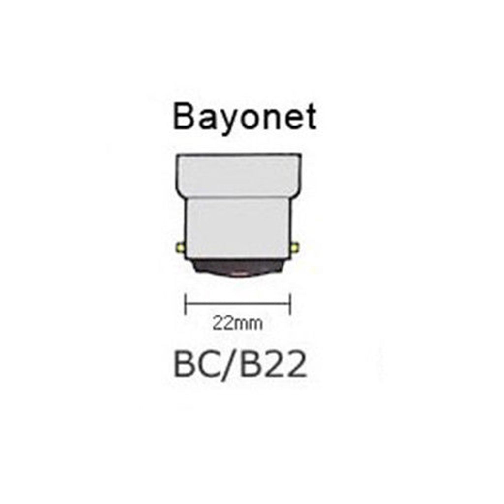 Oven Light Bulb Bayonet B22 240V 15W Clear 300°C