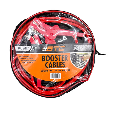 Booster Cable Jump Lead 300Amp 2.4M 12V 24V 12573