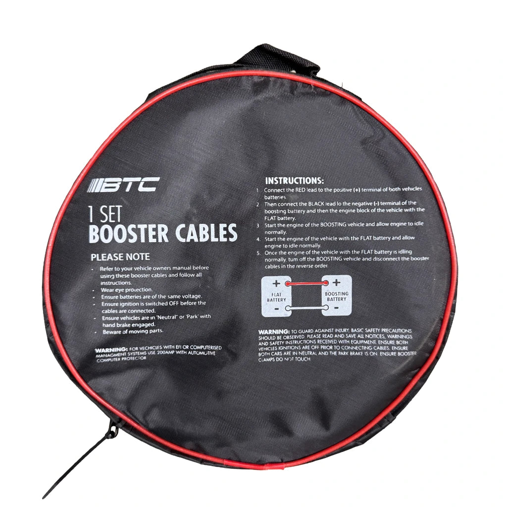 Booster Cable Jump Lead 300Amp 2.4M 12V 24V 12573