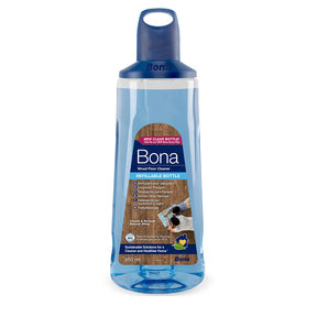 Bona wood floor cleaner bottle on a white background