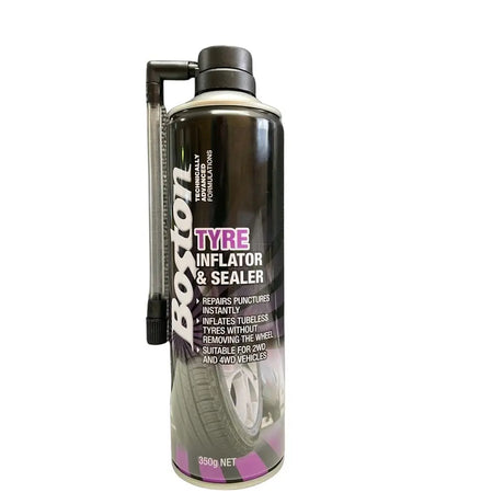 Boxtone Tyre Inflator & Sealer can on a white background