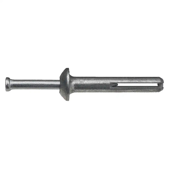 Metal anchor on a white background