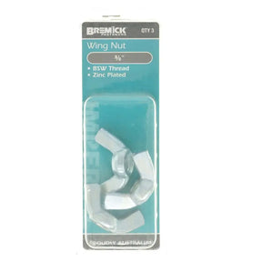 Bremick wing nut packaging on a white background