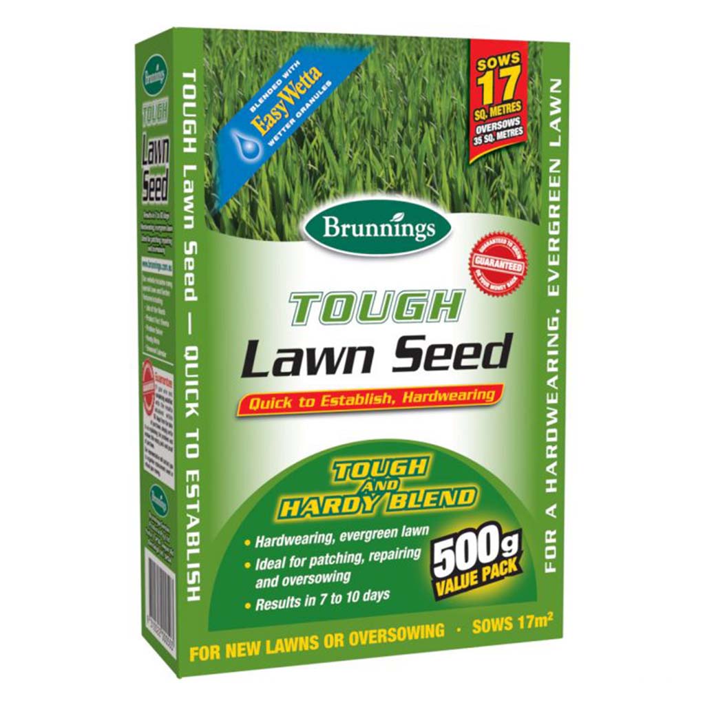 Brunnings Tough Lawn Seed 500g