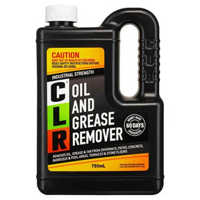 CLR Oil and Grease Remover bottle on a white background