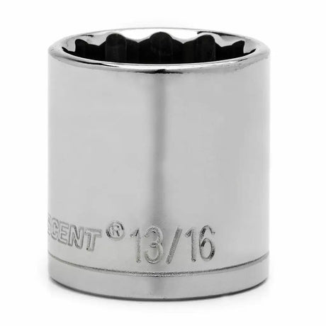 Chrome socket tool with 'Sgent' branding on a white background