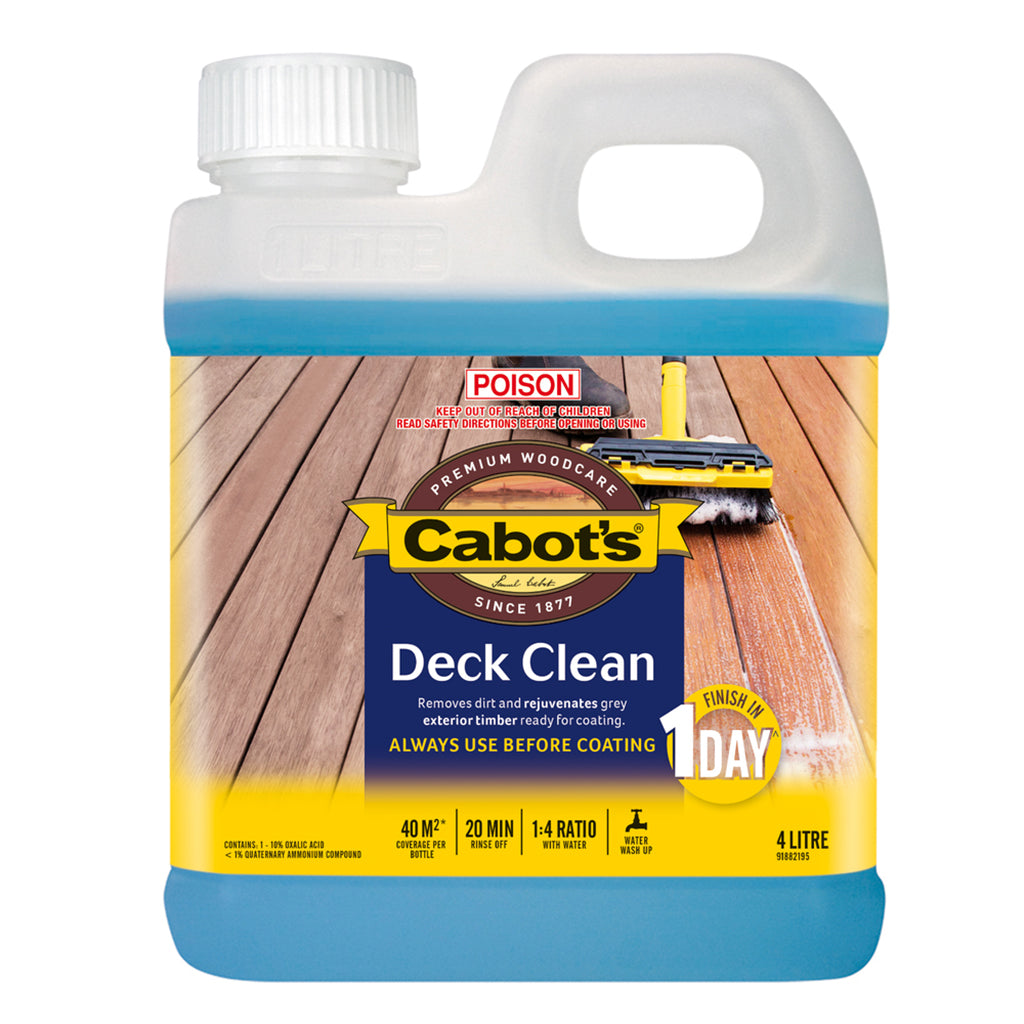 Cabot's Deck Clean 4L