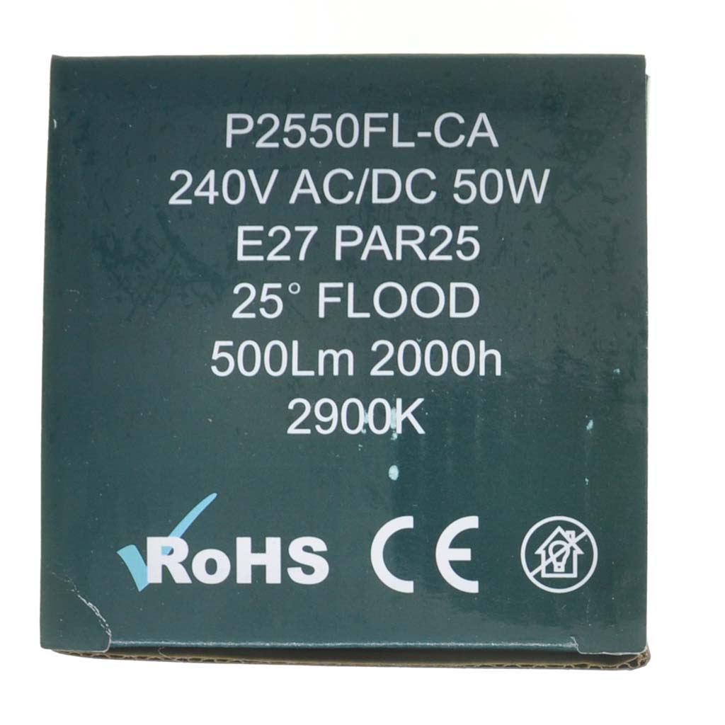 Hi Spot 80 PAR25 Halogen Light Bulb E27 240V 50W 25°