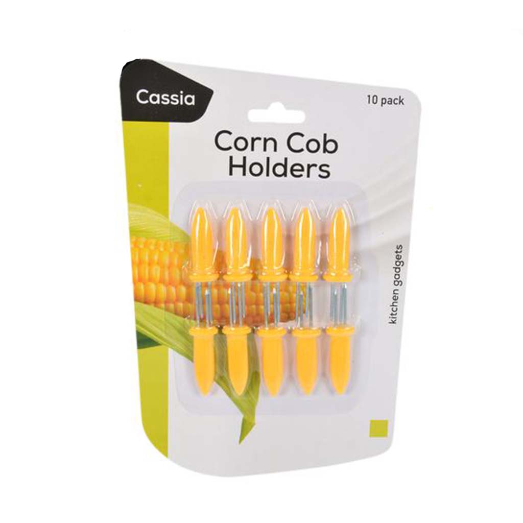 Cassia Corn Cob Holders 10pcs KT-444