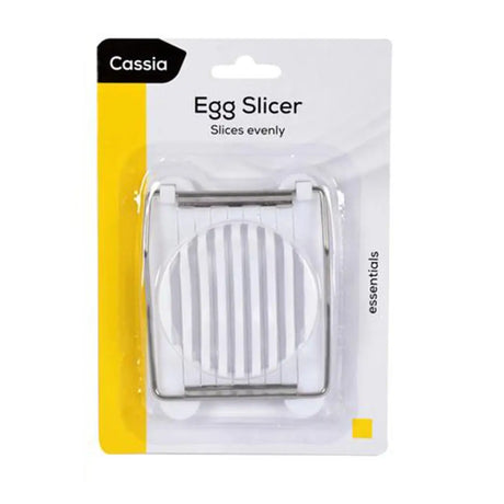 Cassia egg slicer packaging with a white background