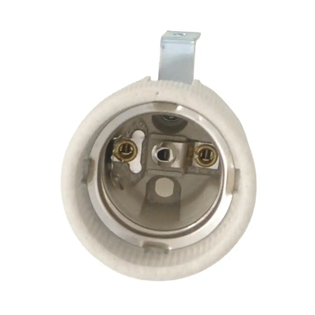 Ceramic Lampholder E27 Base White