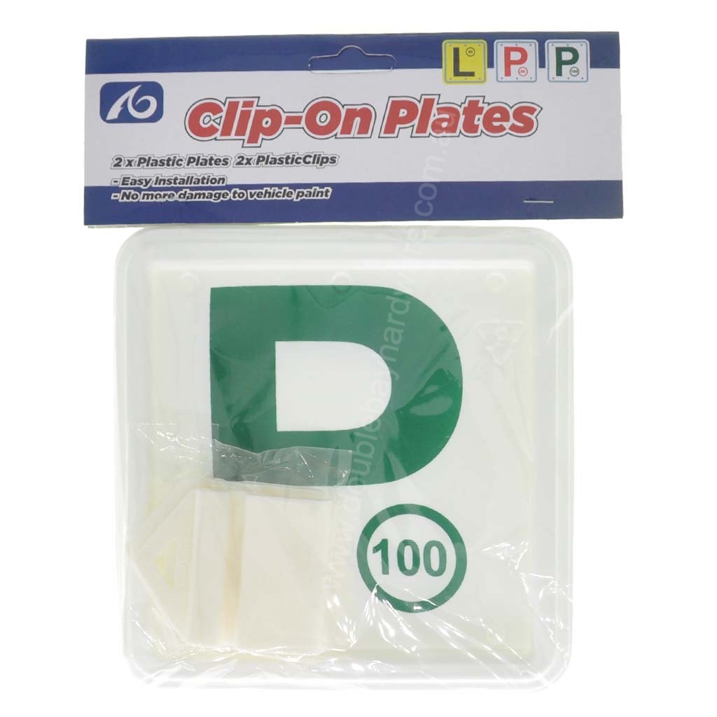 Clip-On Plates Green P NSW 7136
