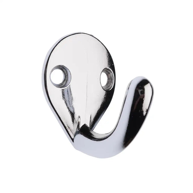 Cowdroy Single Robe Hook Chrome Plated 35mm 2Pcs HDH050340CH