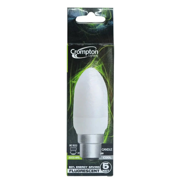 Crompton LED bulb packaging on a white background