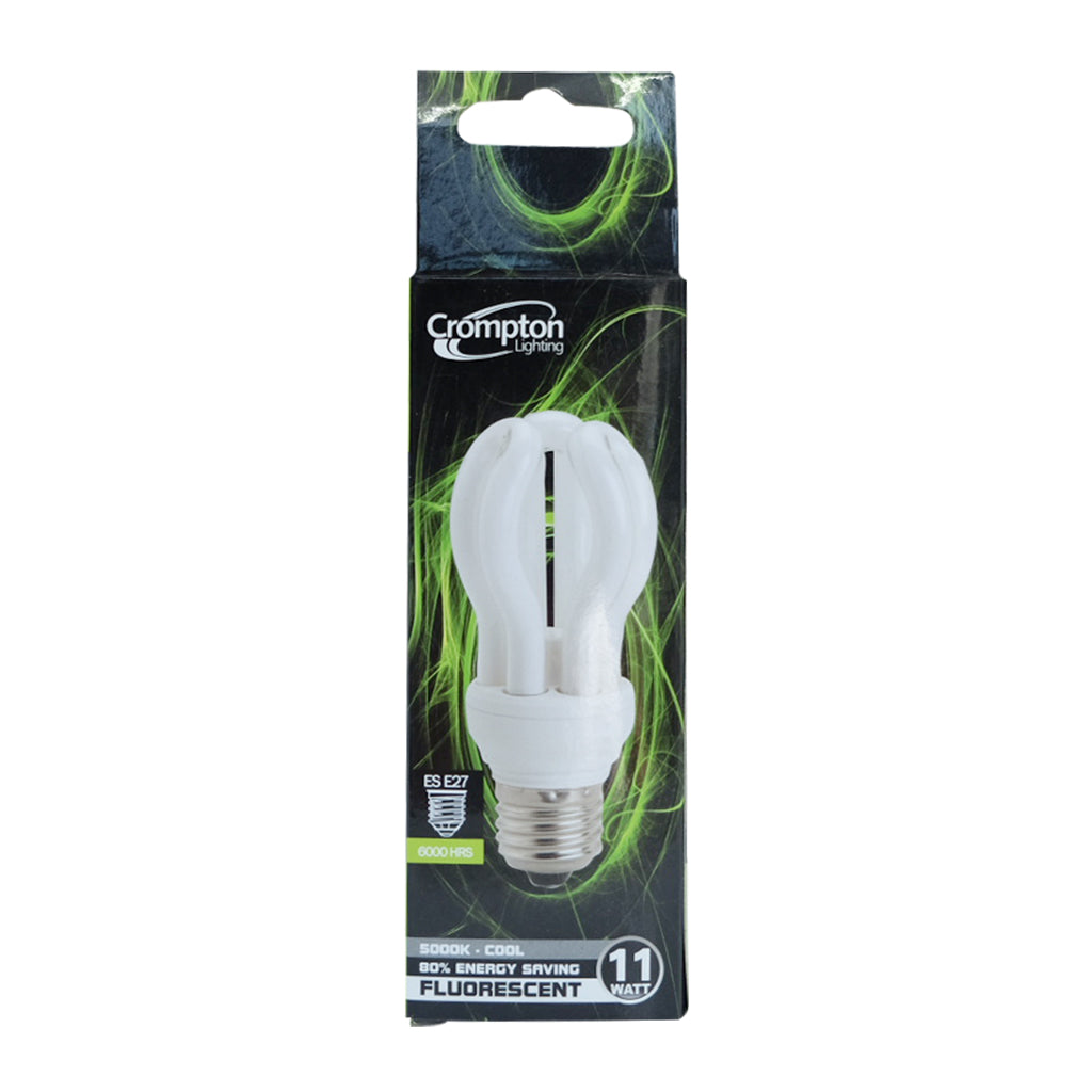 Crompton CFL3 Energy Saving Light Bulb E27 11W C/W 25543