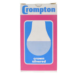 Crompton Crown Silver Top Incandescent Light Bulb E27 240V 100W 11113