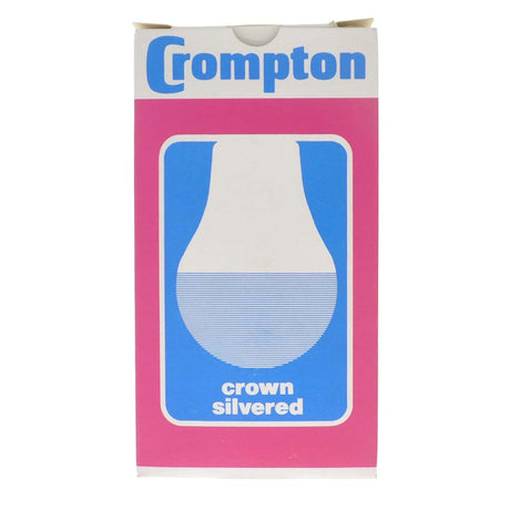 Crompton Crown Silver Top Incandescent Light Bulb E27 240V 100W 11113